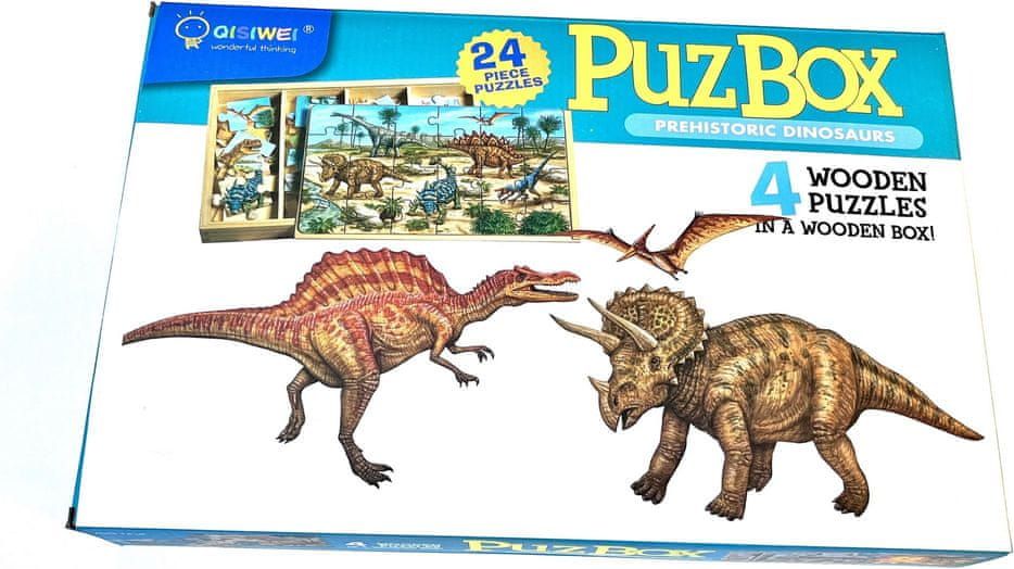 Nero Trade Dětské dřevěné puzzle - Dinosauři - obrázek 1