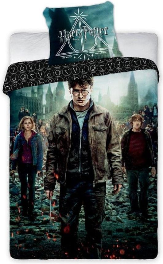 FARO Textil Dětské povlečení Harry Potter a přátelé 140x200 cm - obrázek 1