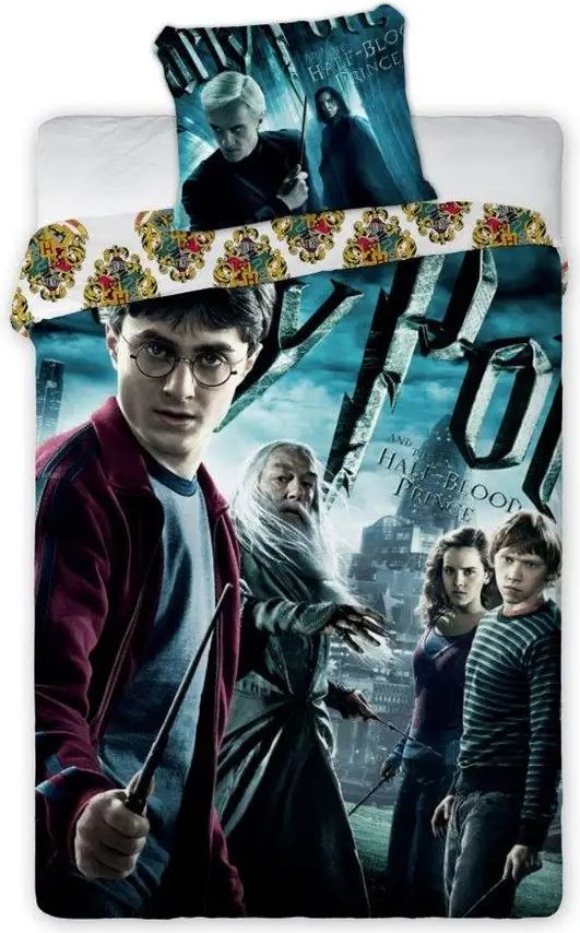 FARO Textil Dětské povlečení Kouzelník Harry Potter 140x200 cm - obrázek 1