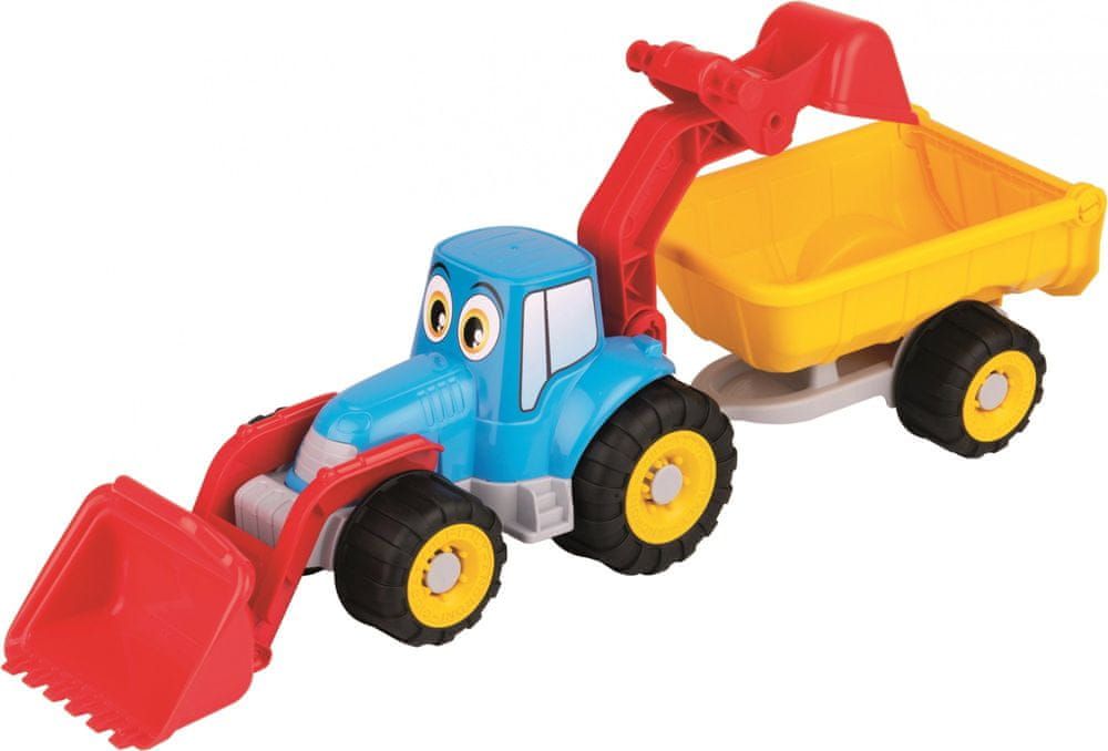 Androni Veselý traktor s vlekem - 55 cm - obrázek 1