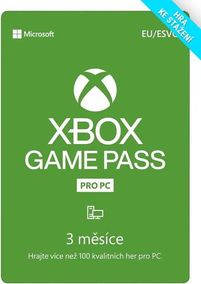 PC Game Pass - předplatné na 3 měsíce - Digital - obrázek 1