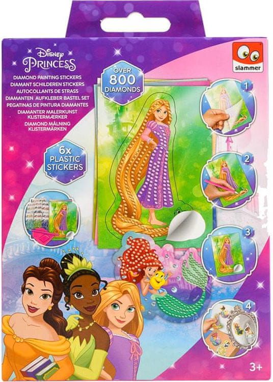 Canenco Kreativní sada Disney Princess - vytvoř si obrázky s diamanty
