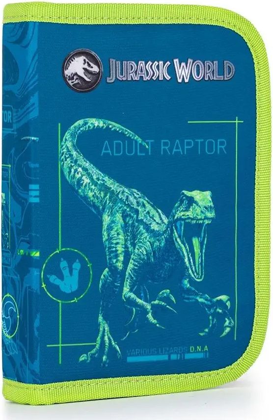 Karton P+P Penál 1 p. 2 chlopně, prázdný Jurassic World - obrázek 1