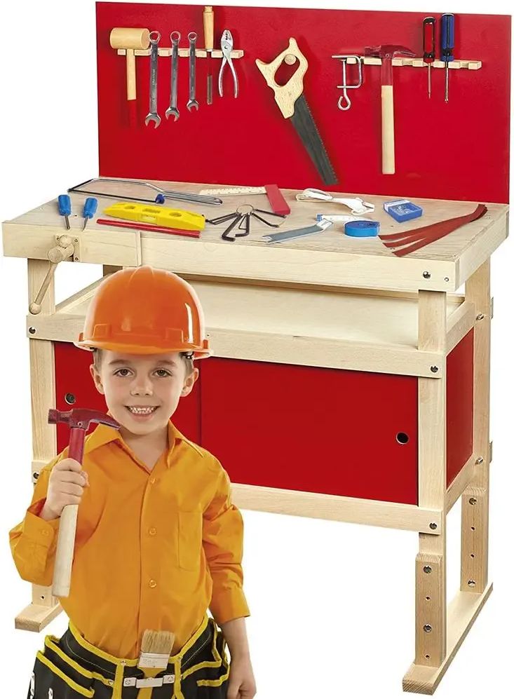 Leomark Dřevěný pracovní stůl - Mladý tesař 240600 - obrázek 1
