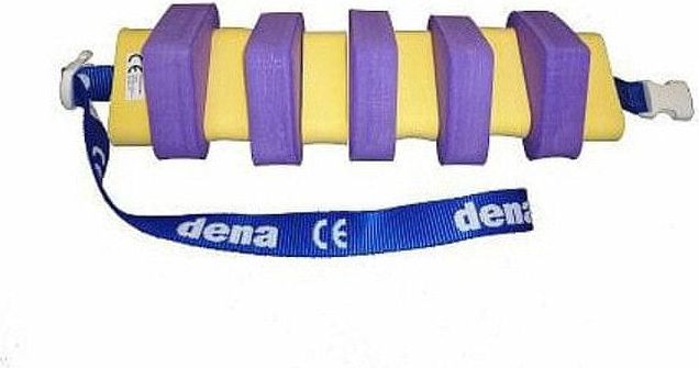 DENA Plavecký pás (11 dílů/do 22 kg) fialová/žlutá - obrázek 1