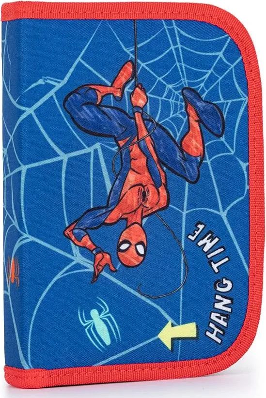 Karton P+P Penál 1 p. 2 chlopně, prázdný Spiderman - obrázek 1