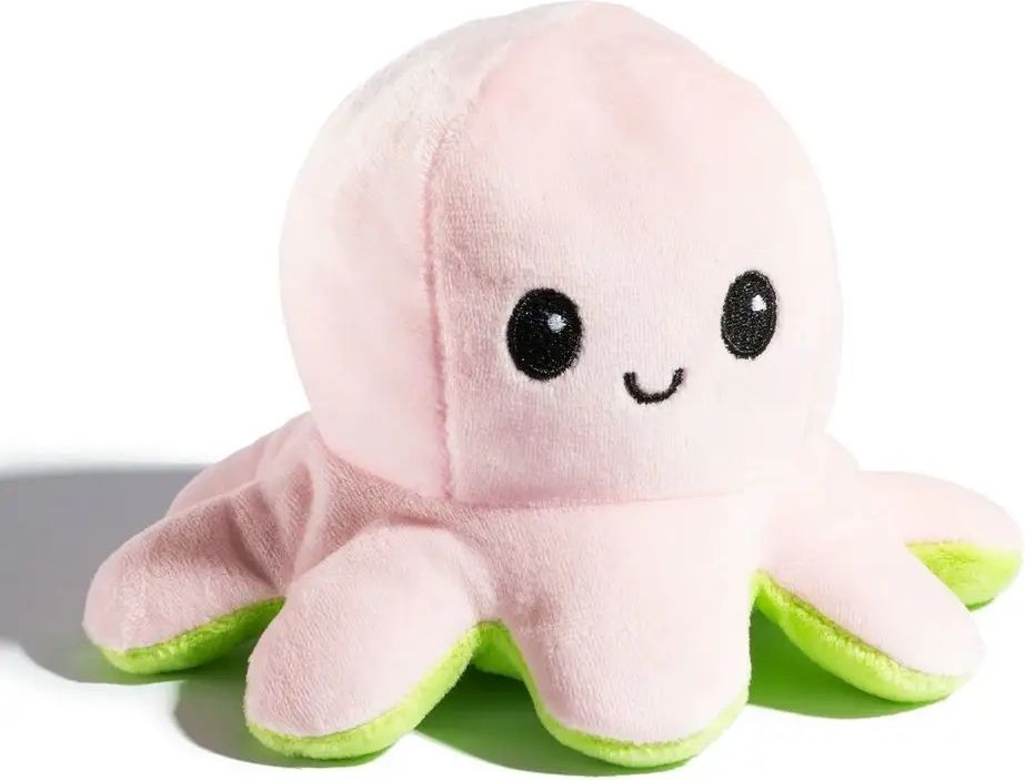 Master Oboustranná plyšová chobotnice růžovo/zelená - obrázek 1