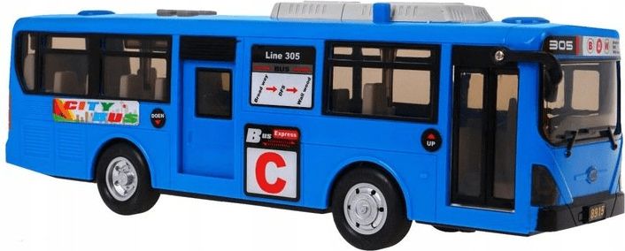 KIK KX7770 Hrací školní autobus modrý - obrázek 1