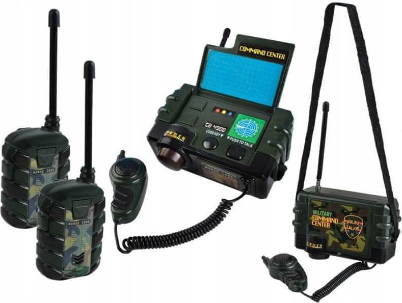 ISO 6499 Vysílačky walkie-talkie plast na baterie 3ks - obrázek 1