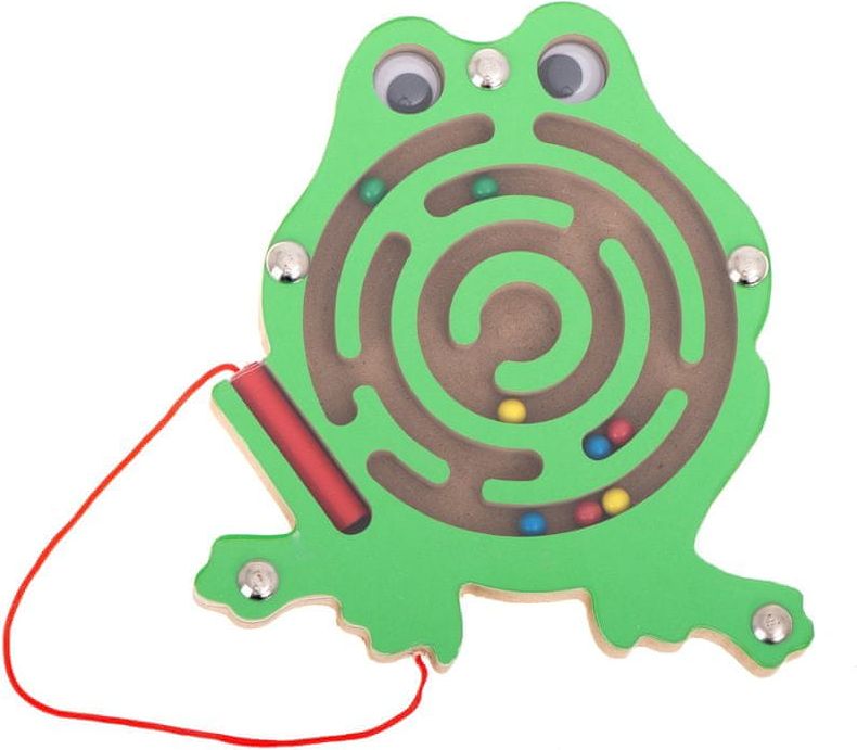 KIK Magnetický labyrint zvířátka žába - obrázek 1