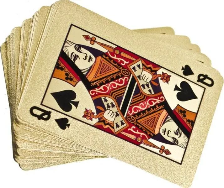 KIK Zlaté hrací karty - obrázek 1