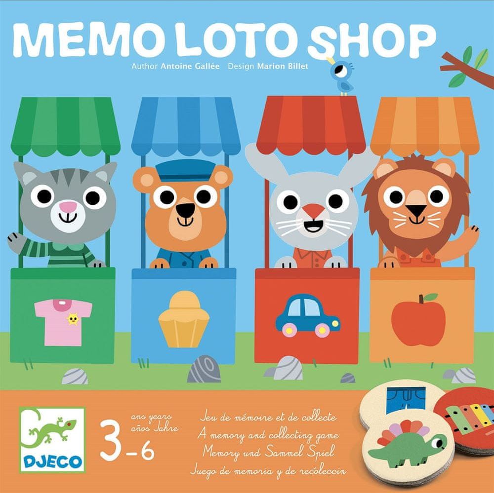 Djeco Memo loto shop - obrázek 1