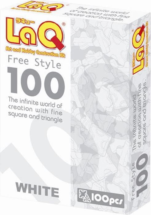 LaQ Stavebnice LaQ: Free Style 100 Bílá - obrázek 1