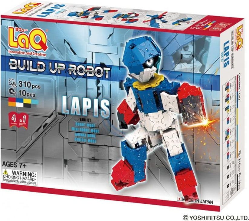 LaQ Stavebnice LaQ: Build-up Robot LAPIS - obrázek 1