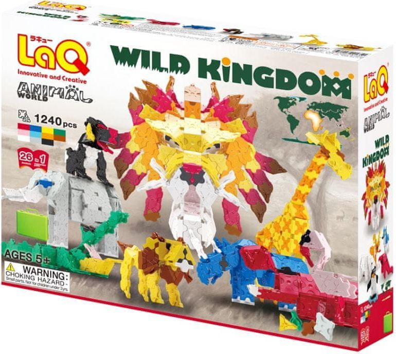 LaQ Stavebnice LaQ: Animal World Wild Kingdom - obrázek 1
