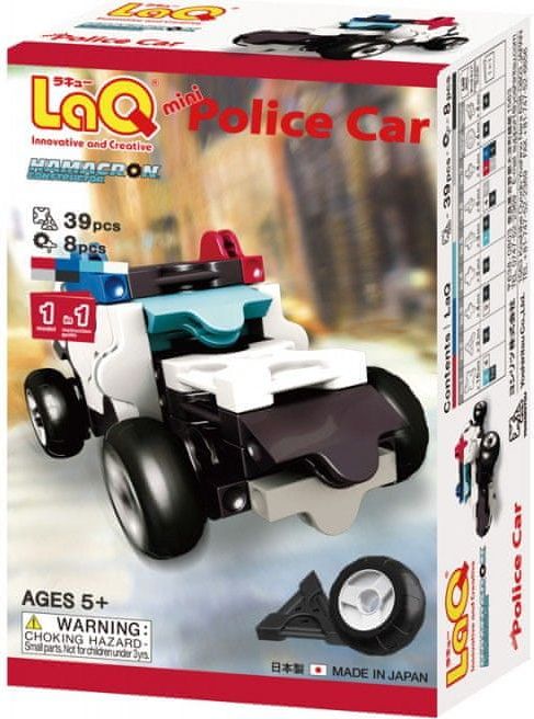 LaQ Stavebnice LaQ: HC Mini Policejní auto - obrázek 1