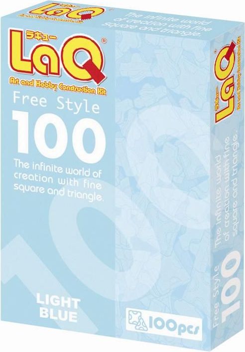 LaQ Stavebnice LaQ: Free Style 100 Světle modrá - obrázek 1