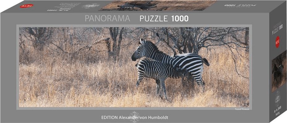 HRAS Zebry - panorama puzzle 1000 d. - obrázek 1