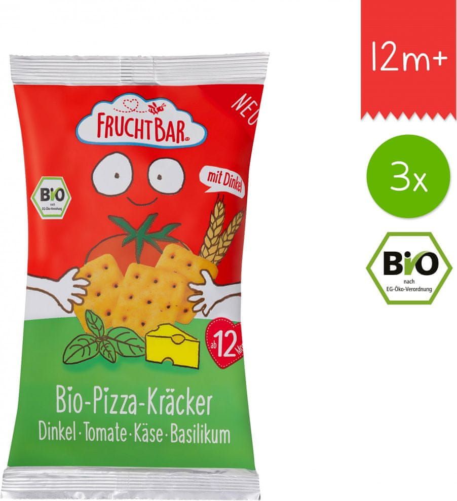 FruchtBar BIO Pizza polštářky 3x75g - obrázek 1