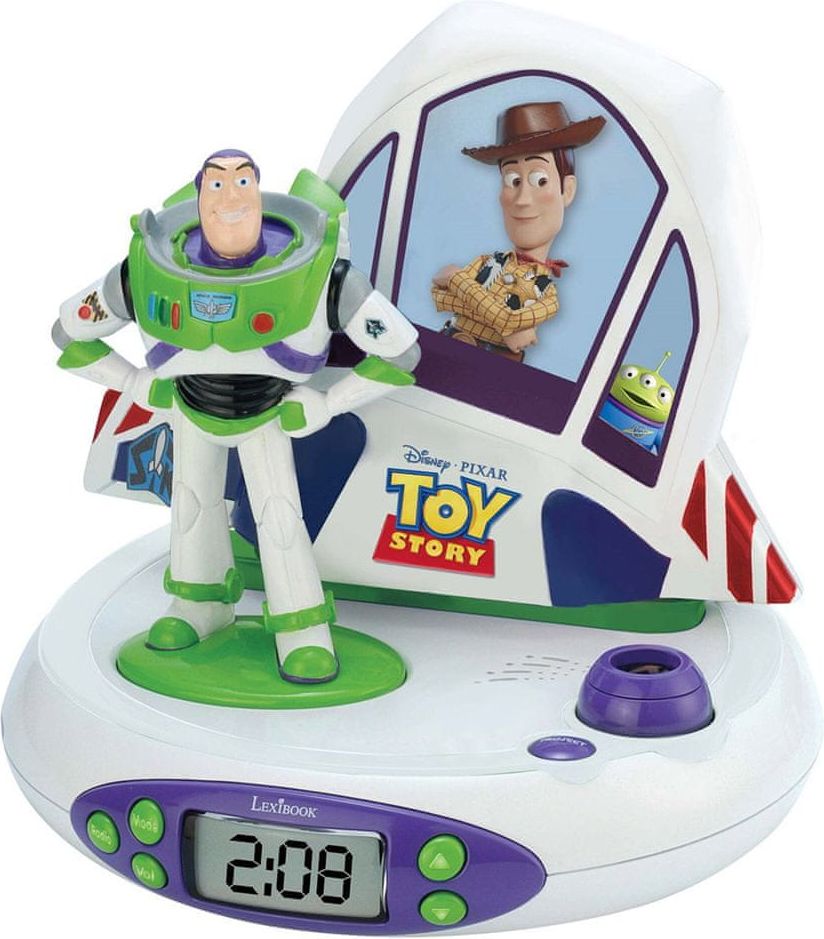 Lexibook Dětský budík Toy Story s rádiem a projektorem - obrázek 1