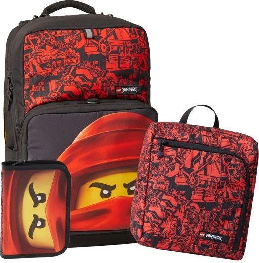 LEGO Ninjago Red Optimo Plus - školní batoh, 3 dílný set - obrázek 1