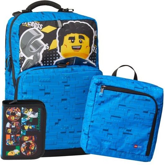 LEGO CITY Police Adventure Optimo Plus - školní batoh, 3 dílný set - obrázek 1