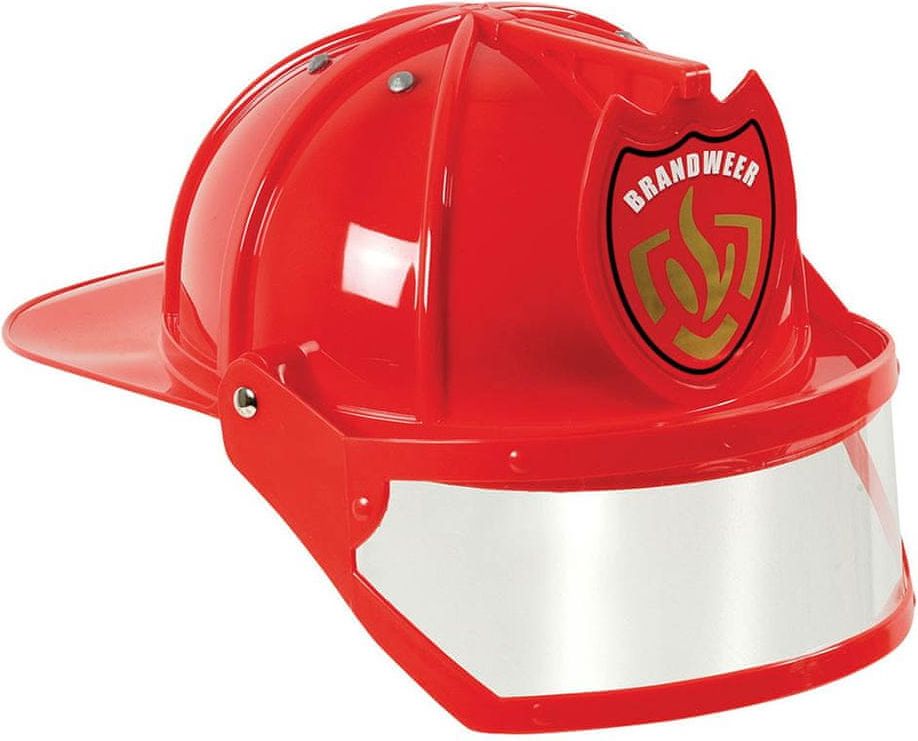 Johntoy Hasičská helma červená - obrázek 1