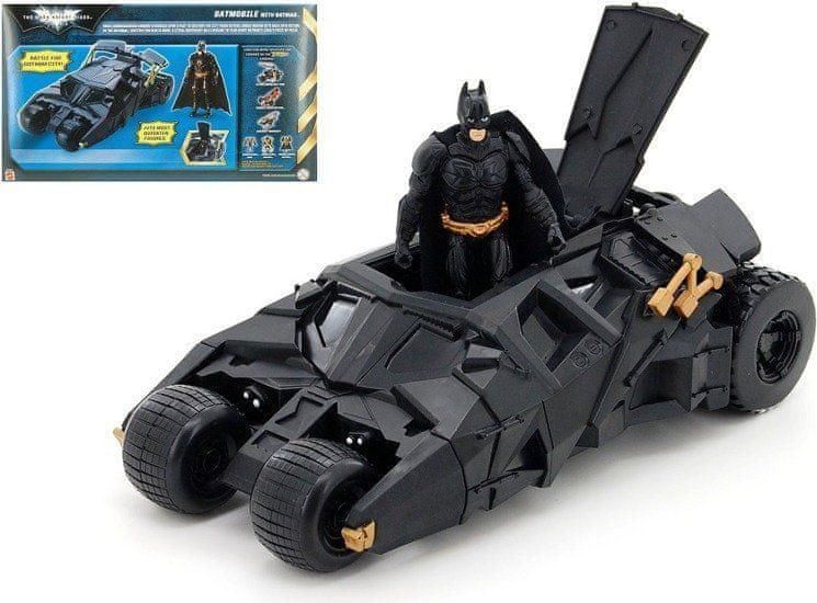 INTEREST figurka Batman s vozidlem Batmobil od Mattel. - obrázek 1