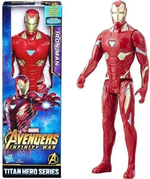 MARVEL Iron Man Tony Stark Titan Hero Figurka 30 cm Hasbro Avengers. - obrázek 1