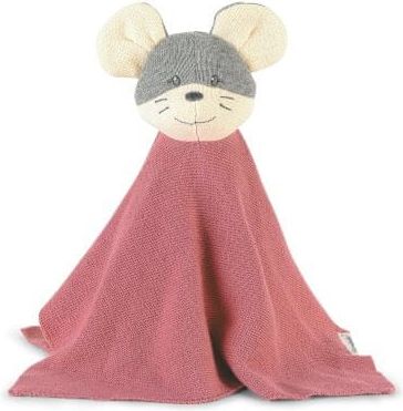 Sterntaler GOTS hračka myška, mazlík, malá pletená do kapsy 30 cm, nechrastící 3202181 - obrázek 1