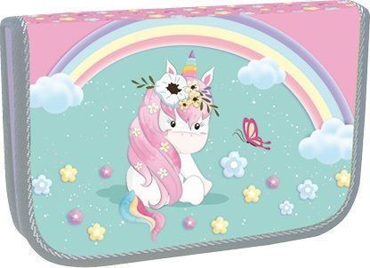 Stil Školní penál jednopatrový Rainbow Unicorn - obrázek 1