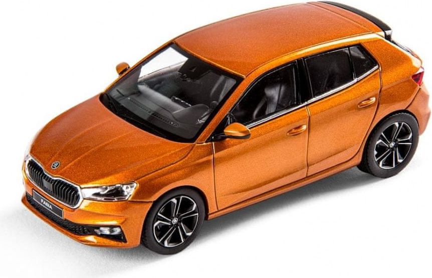 ŠKODA model Fabia A07 1:43 oranžová Phoenix - obrázek 1