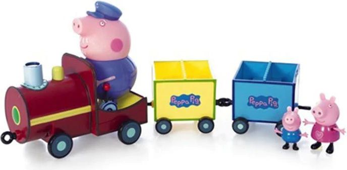 Peppa Pig vláček prasátko Peppa s 3 figurkami. - obrázek 1