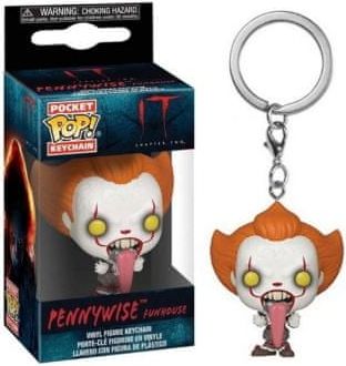 Funko Vinylový přívěsek Pennywise s jazykem - To - Funko Pocket Pop - 4 cm - obrázek 1