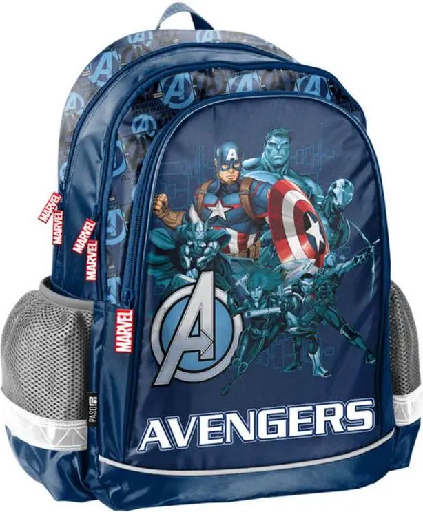Paso Školní batoh Avengers ergonomický 38cm modrý - obrázek 1