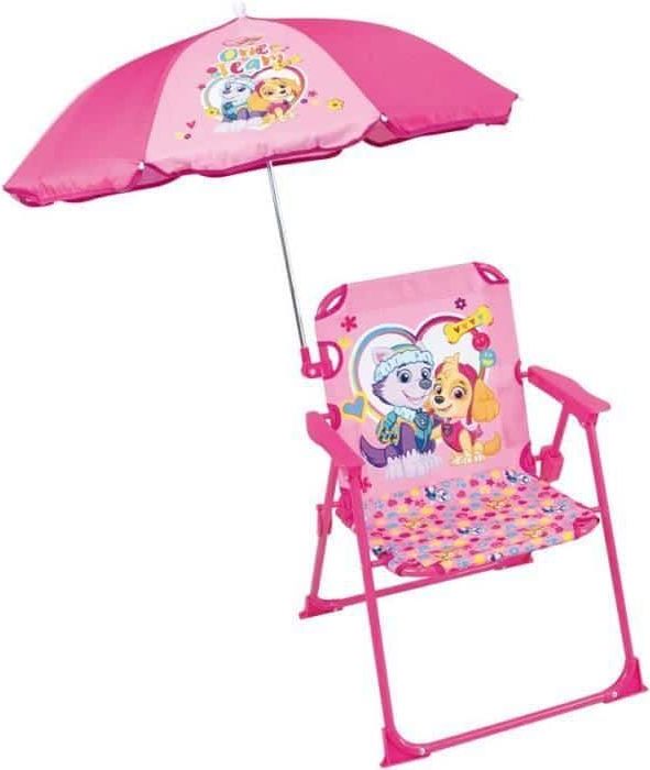 Arditex Dětská campingová židlička Tlapková Patrola - růžová - obrázek 1