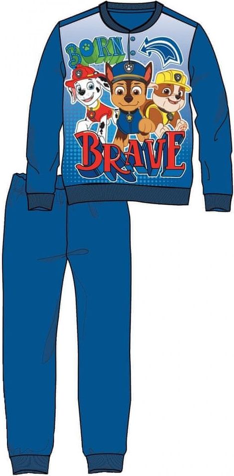 Disney by Arnetta chlapecké pyžamo Paw Patrol 80 tmavě modrá - obrázek 1