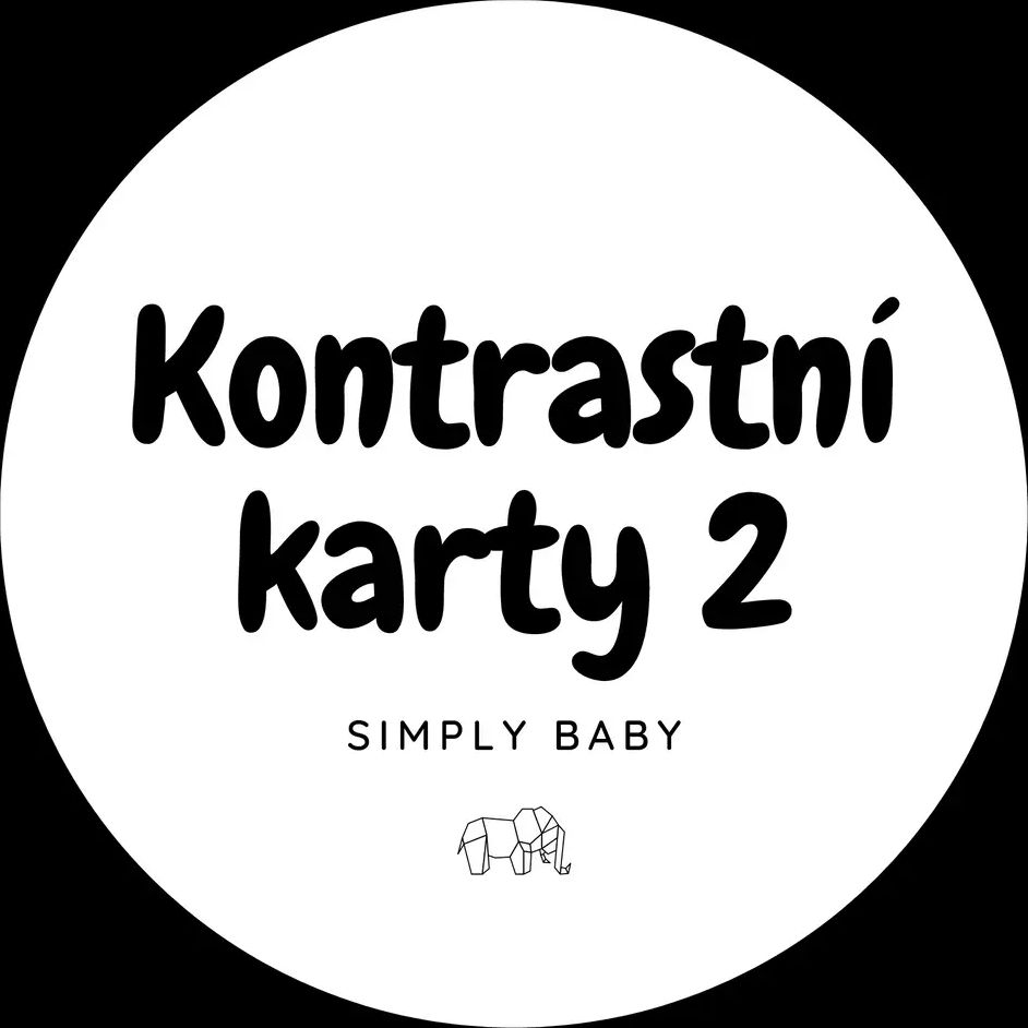 Simply Baby Kontrastní karty 2 - obrázek 1