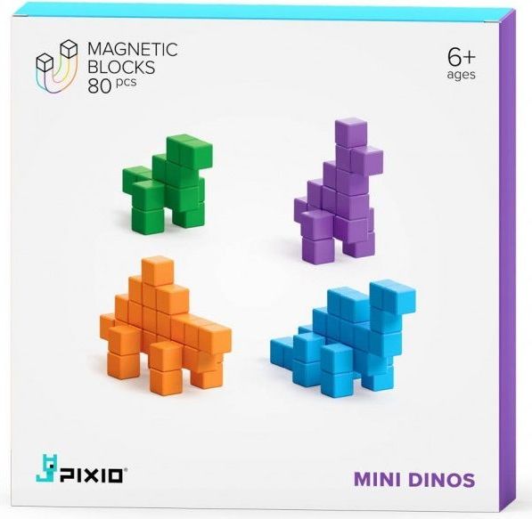 PIXIO Mini Dinos magnetická stavebnice - obrázek 1
