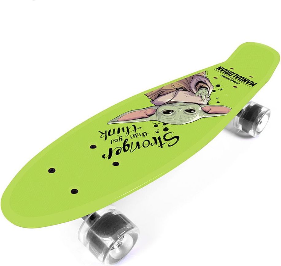 Disney Skateboard plastový max.50kg grogu - obrázek 1