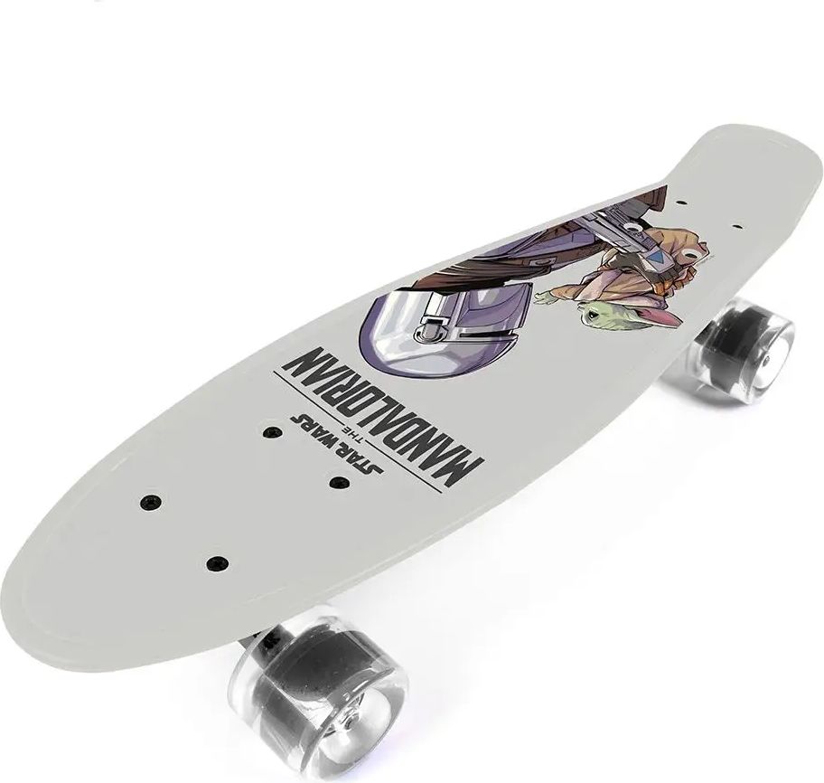 Disney Skateboard plastový max.50kg mandalorian&grogu - obrázek 1