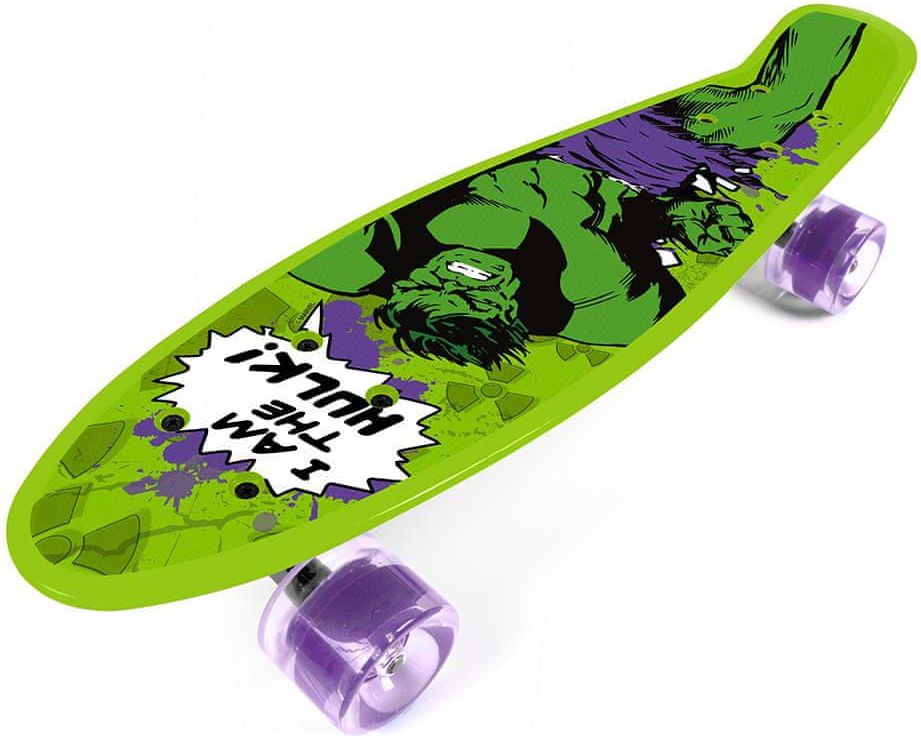 Disney Skateboard plastový max.50kg hulk - obrázek 1