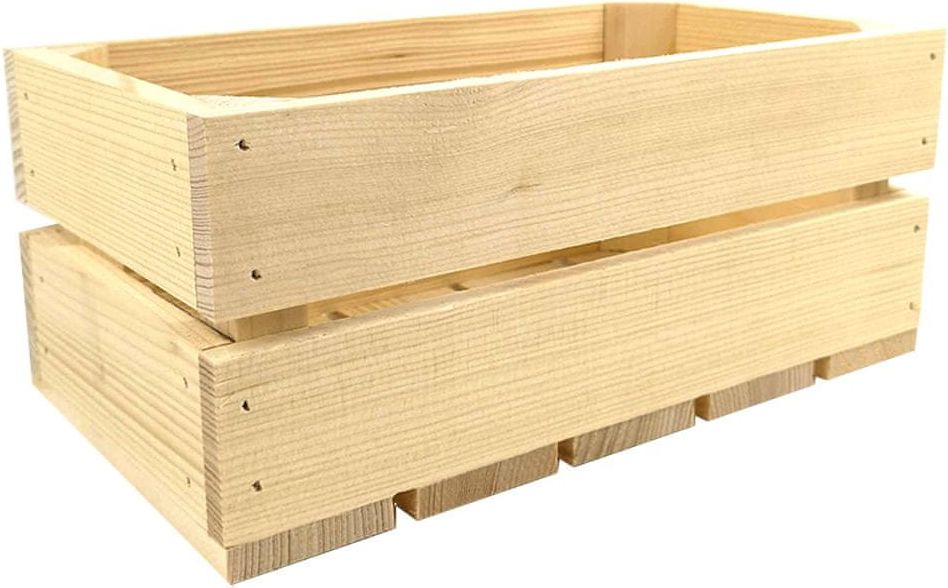 AMADEA Dřevěná bedýnka z masivního dřeva, 28x15x12 cm - obrázek 1