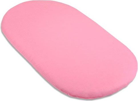 Babyrenka Babyrenka prostěradlo 40x80 cm do kočárku plátno Pink - obrázek 1