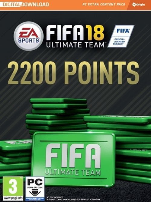 FIFA 18 2200 FUT Points (PC) - obrázek 1