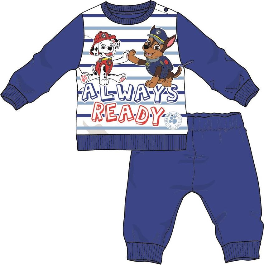 Disney by Arnetta chlapecké pyžamo Paw Patrol 74 modrá - obrázek 1