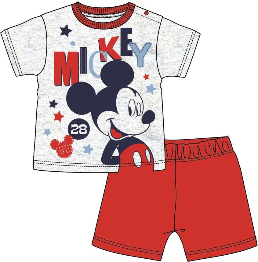 Disney by Arnetta chlapecké pyžamo Mickey Mouse 86 červená - obrázek 1