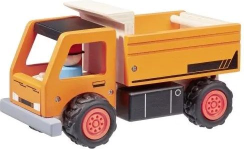 Dřevěné nákladní auto STAVBA (22 cm) - obrázek 1