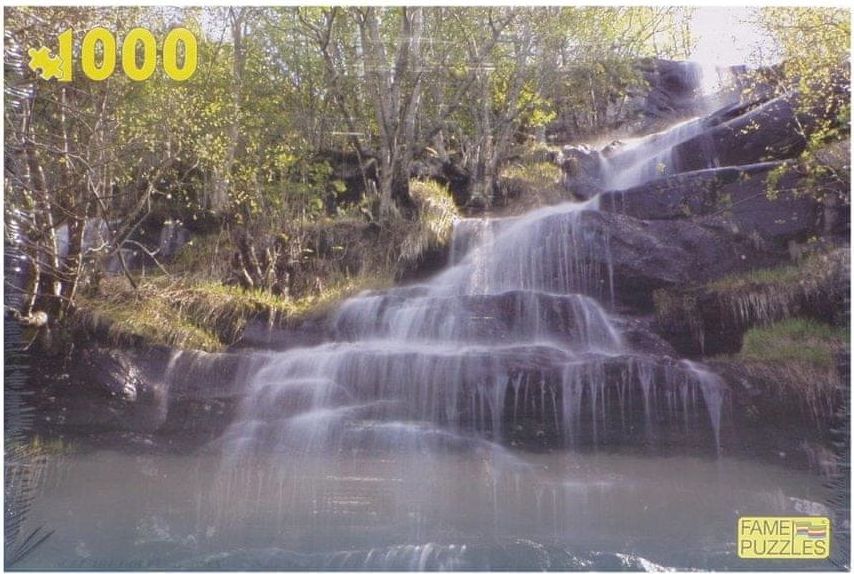 SPEZET vodopád Lustraflord v Norsku 1000d - obrázek 1