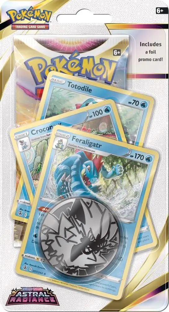 Pokémon TCG: SWSH10 Astral Radiance - Premium Checklane Blister Feraligatr - obrázek 1